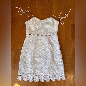 Forever 21  White Lace Mini Dress